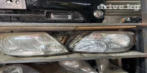 Комплект передних фар Toyota 2004 г., Б/у, Оригинал, Япония