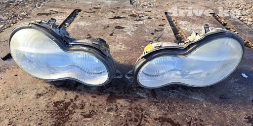 Мерседес фара 203 кузов оригинальные передние фары 203 цешка до