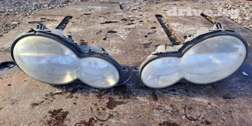 Мерседес фара 209 кузов оригинальные передние фары 209 цлк рестайлинг