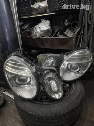 Комплект передних фар Mercedes-Benz 2009 г., Б/у, Оригинал, Германия