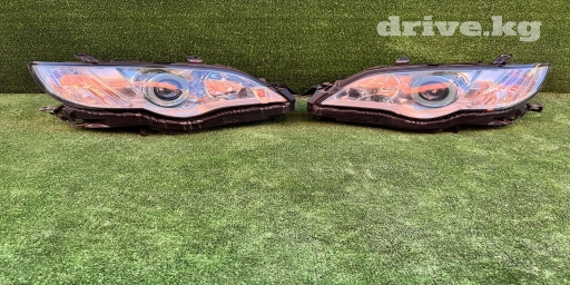 Комплект передних фар Subaru 2006 г., Б/у, Оригинал, Япония