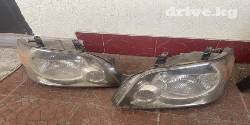Комплект передних фар Toyota 2003 г., Б/у, Оригинал, Япония