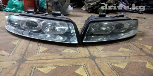 Комплект передних фар Audi 2002 г., Б/у, Оригинал, Германия