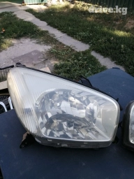 Комплект передних фар Toyota 2001 г., Б/у, Оригинал, Япония