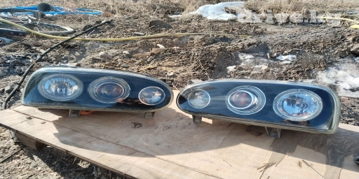 Передняя правая фара Volkswagen 1993 г., Б/у, Аналог, Китай