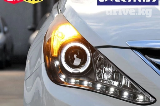 Комплект передних фар Hyundai 2013 г., Новый, Аналог, Китай