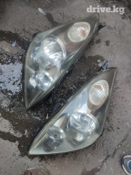 Комплект передних фар Toyota 2004 г., Б/у, Оригинал, Япония