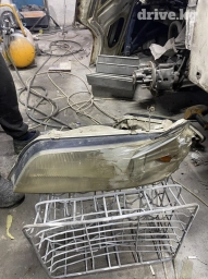 Передняя левая фара Nissan 1996 г., Б/у, Оригинал, Япония