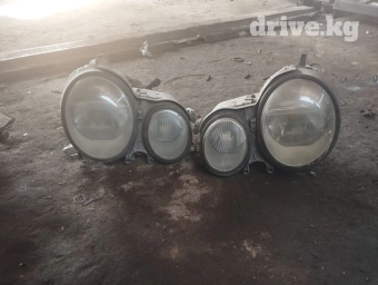 Комплект передних фар Mercedes-Benz 2010 г., Б/у, Оригинал, Германия