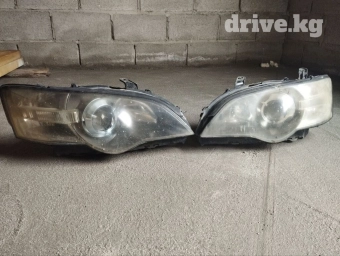 Комплект передних фар Subaru 2005 г., Б/у, Оригинал, Япония