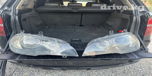 Комплект передних фар BMW 2008 г., Б/у, Оригинал