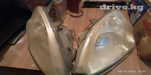 Комплект передних фар Honda 2002 г., Б/у, Оригинал, Япония