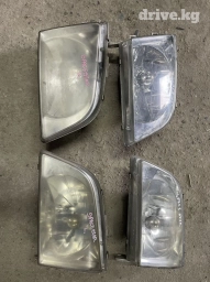 Комплект передних фар Mitsubishi 2000 г., Б/у, Оригинал