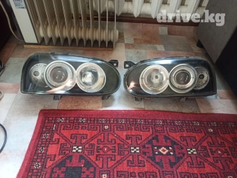 Комплект передних фар Volkswagen 1998 г., Б/у, Аналог