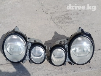 Комплект передних фар Mercedes-Benz 2001 г., Б/у, Оригинал, Германия