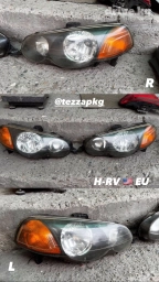 Комплект передних фар Honda 2003 г., Б/у, Оригинал, Япония