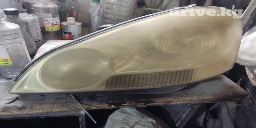 Передняя левая фара Toyota 2003 г., Б/у, Оригинал, Япония