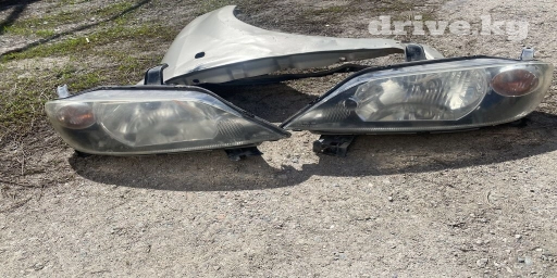 Комплект передних фар Mazda 2003 г., Б/у, Оригинал, Япония