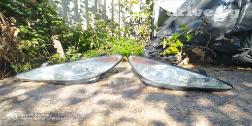 Комплект передних фар Toyota 2000 г., Б/у, Оригинал, Япония