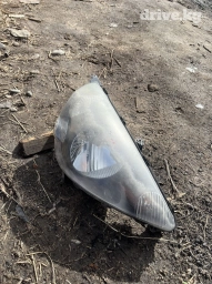 Передняя правая фара Honda 2004 г., Б/у, Оригинал, Япония