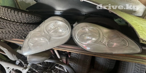 Комплект передних фар Porsche 2005 г., Б/у, Оригинал, Германия