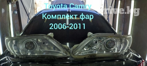 Комплект передних фар Toyota 2011 г., Б/у, Оригинал, Япония