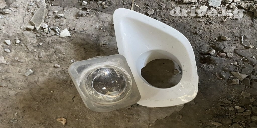 Правая противотуманная фара Subaru 2003 г., Б/у, Оригинал, Япония