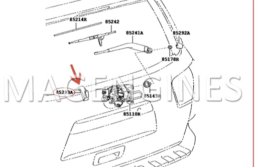 Секвойя 2 Sequioa 2 крепление дворника стопор пластмасс