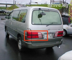 Задний левый стоп-сигнал Toyota 2003 г., Б/у, Оригинал, Япония