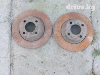 Задний тормозной диск Audi 1992 г., Б/у, Оригинал