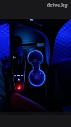 Тайота Камри Освещение под стаканчик. Цвет голубой для Тайота Камри