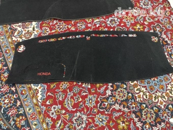 Ворсовые Накидка на панель Honda, цвет - Черный, Б/у, Самовывоз