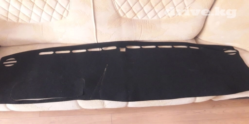 Ворсовые Накидка на панель Honda, цвет - Черный, Б/у, Самовывоз