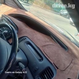 Алькантара Накидка на панель Toyota, цвет - Оранжевый, Новый, Самовывоз