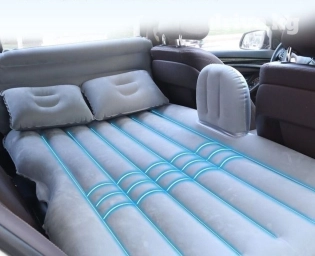 Надувной матрас, цвет - Серый, Новый, Платная доставка, Самовывоз