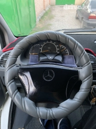 Кожаный Чехол на руль, цвет - Черный, Б/у, Самовывоз