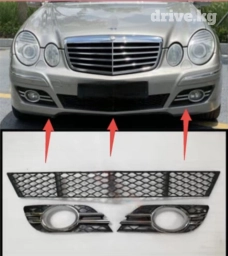 Накладки решётки на бампер мерседес w211 06-08г
На заказ пишите !