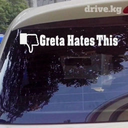 Наклейка, стикер для авто, светоотражающий, размер 20 см х 4 см