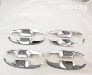 Декоративные накладки На ручки дверей, Хром, Toyota, Новый, Бесплатная доставка