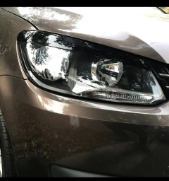 Декоративные накладки На фары, Пластик, Volkswagen, 2012 г., Новый, Самовывоз