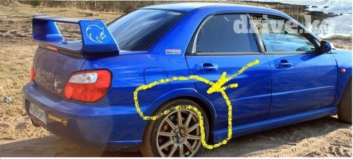 Декоративные накладки Пластик, Subaru, 2003 г., Б/у, Самовывоз, Бесплатная доставка, Платная доставка