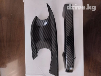 Декоративные накладки На ручки дверей, Карбон, Ssangyong, Новый, Самовывоз