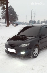 Декоративные накладки На фары, Пластик, Mazda