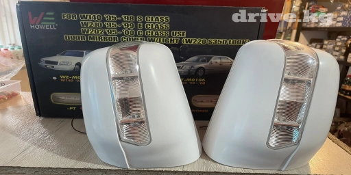 Mercedes Benz W140,W210,W202 корпус боковых зеркал со светодиодным