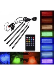 Яркая подсветка ног в салоне автомобиля непременно украсит его