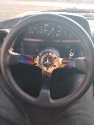 Руль Спортивный кожаный Мерседес новый