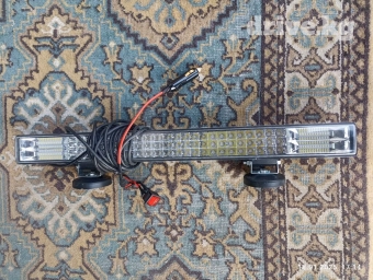 Led лампа 80см 2 цвета 3 положения белый жёлтый на магните с кнопкой