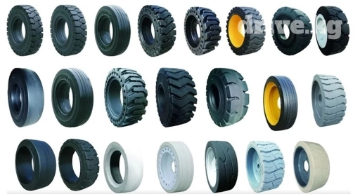 Колеса для вилочных погрузчиков(кара). На спецтехнику. Цельнолитый