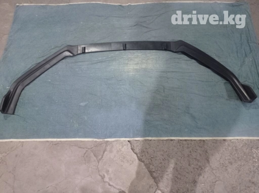 Губа на передний бампер Хюндай Соната Нюрайс