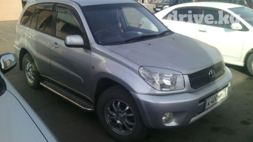 Пороги с алюминиевой площадкой Для автомобиля: Toyota RAV-4 2